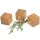 Wooden magnet cube made of oiled oak 25 x 25 x 25 mm