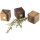 Wooden magnet cube made of oiled walnut 25 x 25 x 25 mm