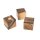 Wooden magnet cube made of oiled walnut 25 x 25 x 25 mm