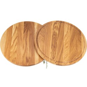 Cutting board round - Oiled oak - D: 40 cm