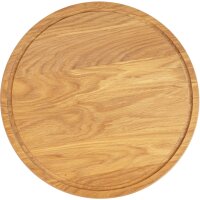 Cutting board round - Oiled oak - D: 40 cm