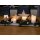 Handmade wooden star made of oiled ash - Rustic Christmas decoration 12 cm