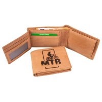 Leder Geldbeutel - Geldbörse für Mountainbiker...