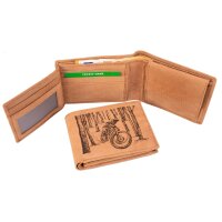 Leder Geldbeutel - Geldbörse für Mountainbiker...