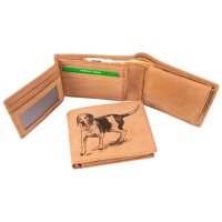 Leder Geldbeutel - Hund Geldbörse - Beagle