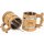 Wood Beer Mug Oiled Oak with Laser Engraving | 0.5 L Stainless Steel Insert