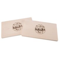 Schneidebrett auf FSC® Ahornholz 26 x 15 x 1,5 cm mit...
