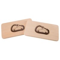 Cutting board FSC® alder 22.5 x 12.5 x 1.2 cm -...