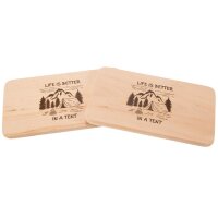 Schneidebrett FSC® Erle 22,5 x 12,5 x 1,2 cm - Life...