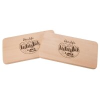Cutting board FSC® alder 22.5 x 12.5 x 1.2 cm - Van Life