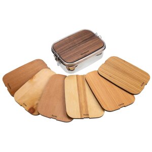 Replacement cutting board for lunchbox 5mm with MDF core Oiled larch
