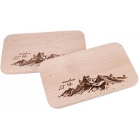 Schneidebrett Erle 26 x 15 cm - Mountainbike