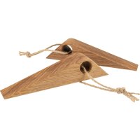 Holz Türstopper Türkeil mit Kordel aus Eiche...