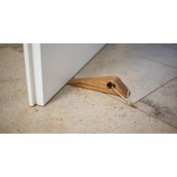 Holz Türstopper Türkeil mit Kordel aus Eiche geölt