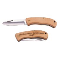 Kindersicheres Schnitzmesser aus Holz - personalisiertes...