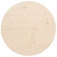 Runde Holz Tischplatte aus Fichten Holz - 80 cm x 2,8 cm