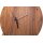 Moderne Wanduhr aus Holz - Schlichtes Rundes Design mit geräuschlosem Funkuhrenwerk