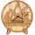 Carpenters wall clock in custom wood | Guild clock with silent radio-controlled movement