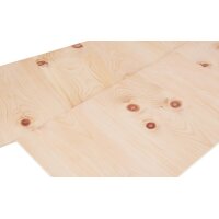 Zirbe Furnier Holzplatte A/B 5 mm MDF Kern | Lasertauglich
