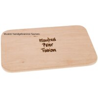 Schneidebrett FSC® Erle 26 x 15 cm - Motorrad