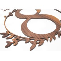 Personalized wooden door wreath with your house number |...