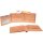 Natural leather wallet light brown - stylish wallet for men and women