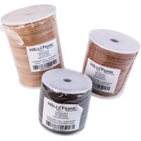 Leather strap 2 mm - Leather strap natural without dyeing...