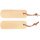 Compact shoehorn made of oiled beech | 12cm with leather strap - Ideal for travel