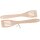 Spatula with slots made of beech wood - 30 cm