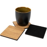 Oak Wood Coaster with Felt Back – FSC®...