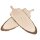 Servierbrett mit Griff & Rinde aus FSC® Erlenholz ca. 66 - 76 x 2,5 cm