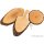 Servierbrett mit Griff & Rinde aus FSC® Erlenholz ca. 66 - 76 x 2,5 cm