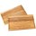 Wooden cutting board with juice groove made from oiled heart ash - approx. 50 x 30 x 2.1 cm