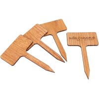 Oiled oak flower plug - plant plug 10 x 6 x 0.3 cm