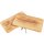 Flamed and oiled beech breakfast board - 26 x 15 x 1.2 cm