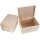 Holz Kiste Organizer mit Klappdeckel - 40x30x23cm - Praktische Aufbewahrungslösung