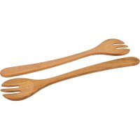 Gabel aus geöltem Kirschholz - 35 cm