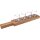 High-quality liquor rack made of plain oiled oak - serving board for four shot glasses incl. glasses