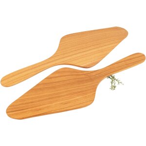 Cake server / pizza server made from oiled cherry wood - 30.5 cm