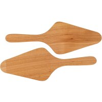 Cake server / pizza server made from oiled cherry wood - 30.5 cm