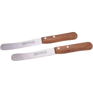 Snack knife / breakfast knife with oiled cherry handle - humpback knife from Solingen