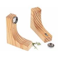Magnetischer Seifenhalter aus Lärchenholz für...