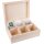 Spruce wood tea bag organizer | 6 compartments | 22x16.5x7.8cm