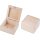 Wooden ring box with pin | 6.5x6.5x4.5cm
