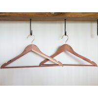 Anti-moth clothes hanger made of scented cedar wood - 44x24x1.2 cm