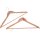 Anti-moth clothes hanger made of scented cedar wood - 44x24x1.2 cm
