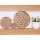 Wooden mural / window picture Flower of Life made of oiled FSC® oak 20 x 20 x 0.4 cm
