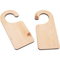 Wooden door hanger - Doorplate made from fragrant Swiss...