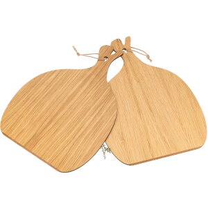 Pizza- & Flammkuchenschieber aus FSC® Eiche geölt mit Kordel – 45 x 32 x 0,5 cm