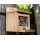 Squirrel feeder made of European larch - including nut dispenser / food box